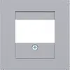 Hager Berker WAF1104TA centraalplaat USB / luidspreker A1/A8/C1/C8 titaan