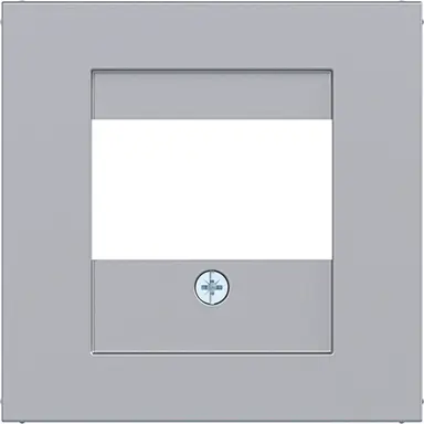 Hager Berker WAF1104TA centraalplaat USB / luidspreker A1/A8/C1/C8 titaan