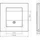 Hager Berker WAF1104TA centraalplaat USB / luidspreker A1/A8/C1/C8 titaan