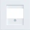 Hager Berker WAF1104WM centraalplaat USB / luidspreker A1/A8/C1/C8 lichtwit mat