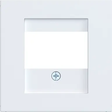 Hager Berker WAF1104WM centraalplaat USB / luidspreker A1/A8/C1/C8 lichtwit mat