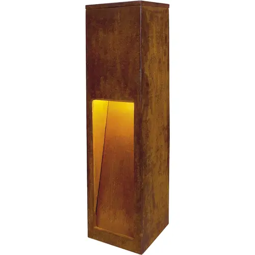 SLV 229410 Rusty Slot 50 zuilarmatuur 1x11W E27 roest bruin