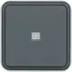 Hager Berker WNC002 W1 wisselschakelaar blauw verlicht compleet grijs