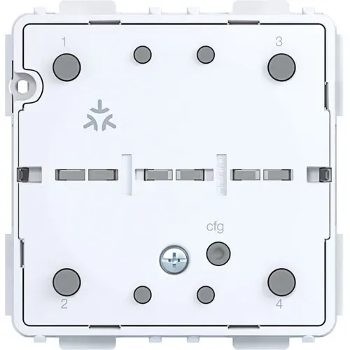 Hager Berker WAC2020 wandzender bedieningselement met batterij 2-voudig