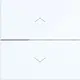 Hager Berker WAN7050WG knop met pijlsymbolen voor bedieningselement 1-voudig A1/A8/C1/C8 lichtwit glans