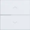 Hager Berker WAN7050WM knop met pijlsymbolen voor bedieningselement 1-voudig A1/A8/C1/C8 lichtwit mat