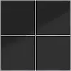 Hager Berker WAN7020BG knop voor bedieningselement 2-voudig A1/A8/C1/C8 nachtzwart glans