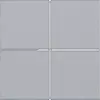 Hager Berker WAN7020TA knop voor bedieningselement 2-voudig A1/A8/C1/C8 titaan