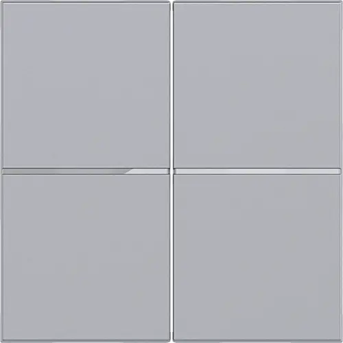 Hager Berker WAN7020TA knop voor bedieningselement 2-voudig A1/A8/C1/C8 titaan