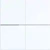 Hager Berker WAN7020WG knop voor bedieningselement 2-voudig A1/A8/C1/C8 lichtwit glans