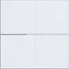 Hager Berker WAN7020WM knop voor bedieningselement 2-voudig A1/A8/C1/C8 lichtwit mat