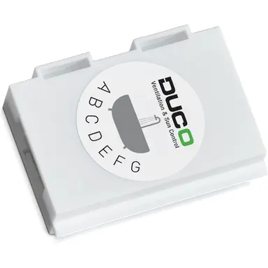 Duco 0000-4374 vocht boxsensor Energy Premium IP20 wit