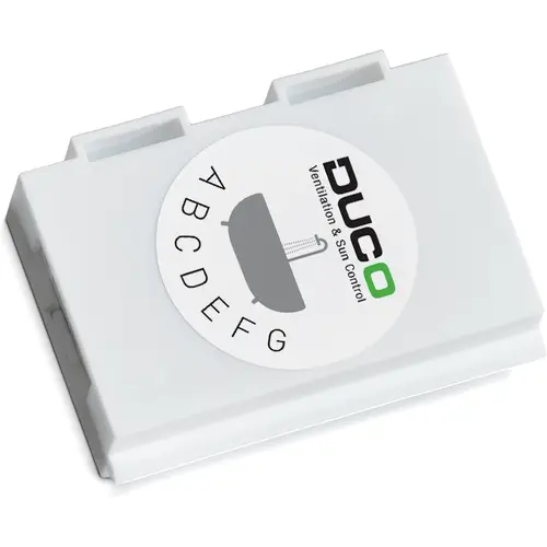 Duco 0000-4374 vocht boxsensor Energy Premium IP20 wit