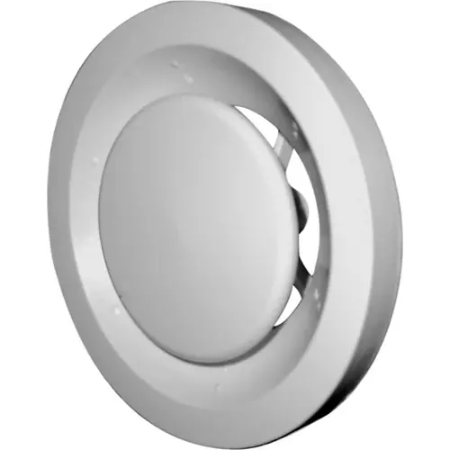 Duco 0000-4178 afvoerventiel rond kunststof 125mm 75m3/h volume-instelling wit