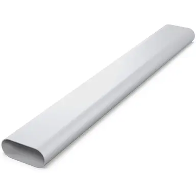 Duco 0000-4567 ducoflex ovaal luchtkanaal 163x68x1150mm ongeïsoleerd star grijs