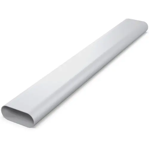 Duco 0000-4567 ducoflex ovaal luchtkanaal 163x68x1150mm ongeïsoleerd star grijs