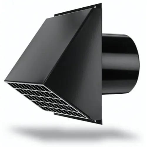 Duco 0000-4585 DucoFlex muurdoorvoer D180 aluminium zwart