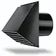 Duco 0000-4585 DucoFlex muurdoorvoer D180 aluminium zwart