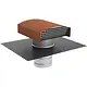 Duco 0000-4921 DucoFlex dakdoorvoer compact 200mm aluminium grijs