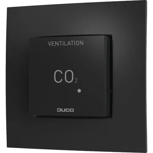 Duco 0000-7113 CO2 ruimtesensor zonder bediening draadloos modbus 230V zwart