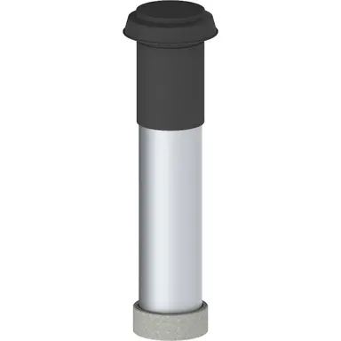 Duco 0000-4578 dakdoorvoer d160/180 voor WTW-ventilator geïsoleerd aluminium zwart