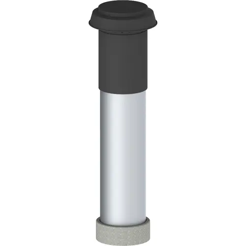Duco 0000-4578 dakdoorvoer d160/180 voor WTW-ventilator geïsoleerd aluminium zwart