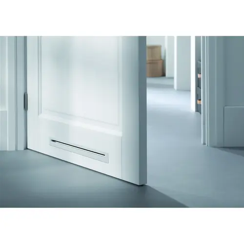 Duco 1030-0700 doorvoerrooster binnendeur geluiddempend aluminium wit RAL 9010