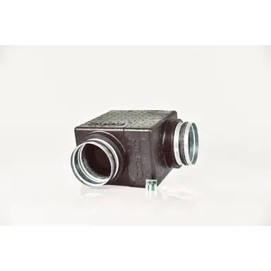 Duco 0000-4454 verdeelstuk regelkleppen focus luchtafvoer 2 aftakkingen 125mm 150m³/h