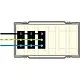 Attema AT6531 BKW deksel lasdoos 3x 3-polig Wieland GST18 wit IP20