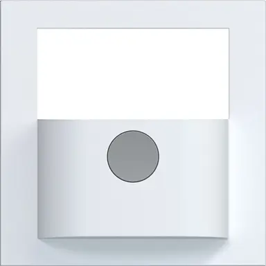 Hager Berker WAN7040WM afdekking met knop voor bewegingsmelder-bedieningselement A1/A8/C1/C8 lichtwit mat