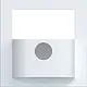 Hager Berker WAN7040WM afdekking met knop voor bewegingsmelder-bedieningselement A1/A8/C1/C8 lichtwit mat