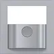 Hager Berker WAN7040TA afdekking met knop voor bewegingsmelder-bedieningselement A1/A8/C1/C8 titaan