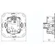 Hager Berker WDN2040 elektronische jaloeziebesturing met nevenpost-ingang voor A1/A8/C1/C8