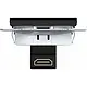Hager Berker WAF4380BG HDMI-contactdoos met 90gr. stekkeraansluiting A1/A8/C1/C8 nachtzwart glans