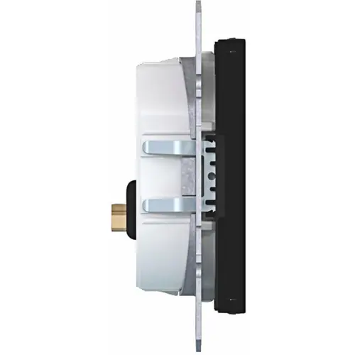 Hager Berker WAF4379BG HDMI-contactdoos met rechte HDMI-aansluiting A1/A8/C1/C8 nachtzwart glans
