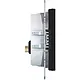 Hager Berker WAF4379BG HDMI-contactdoos met rechte HDMI-aansluiting A1/A8/C1/C8 nachtzwart glans