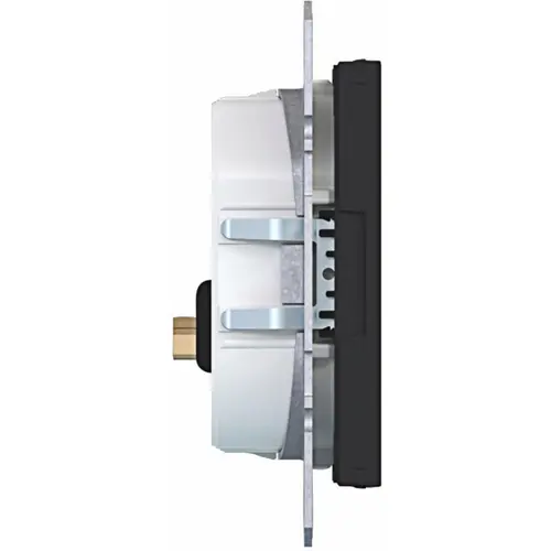 Hager Berker WAF4379BM HDMI-contactdoos met rechte HDMI-aansluiting A1/A8/C1/C8 nachtzwart mat