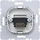Hager Berker WAF4379WM HDMI-contactdoos met rechte HDMI-aansluiting A1/A8/C1/C8 lichtwit mat