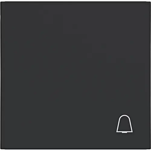 Hager Berker WAW1011BM schakelwip met belsymbool A1/A8/C1/C8 nachtzwart mat
