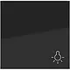 Hager Berker WAW1012BG schakelwip met lichtsymbool A1/A8/C1/C8 nachtzwart glans