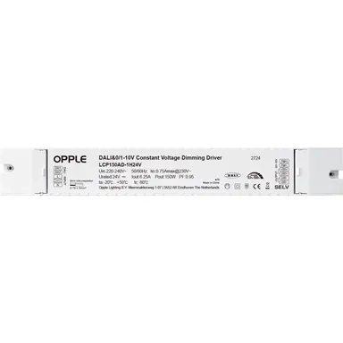 Opple 820002006300 LED-driver 24V 150W DALI-2 dimbaar IP20