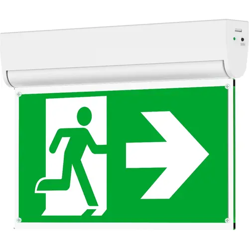 Opple 572005002000 nooduitgang bord LED 3W 6500K 3 uur IP20 wit