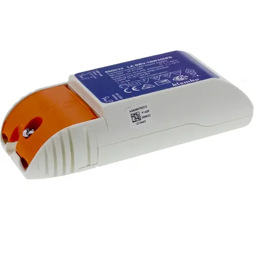 Klemko LA-DRV-18W350PD Lumiko 860032 LED-driver constante stroom 350mA 9-18W 27-54V dimbaar RC