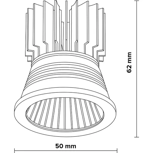 Klemko BONNITA-15-EWW Lumiko 863010 LED-module Bonnita COB MR16 15° 6,6W 700mA 2700K