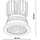 Klemko BONNITA-15-EWW Lumiko 863010 LED-module Bonnita COB MR16 15° 6,6W 700mA 2700K