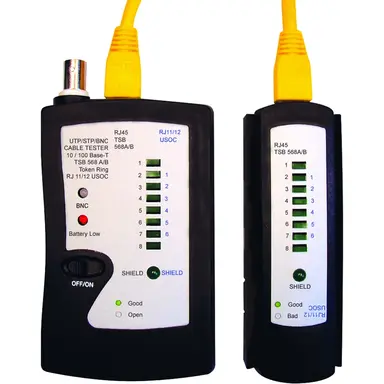 Klemko KNT-UTP 903630 kabeltester voor UTP en patchkabels RJ11-RJ12-RJ45