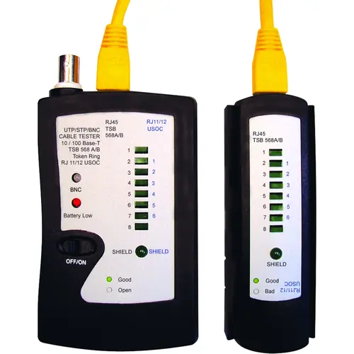 Klemko KNT-UTP 903630 kabeltester UTP patchkabels RJ11 RJ12 RJ45