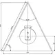 Klemko OPB-HUIS-IB-SM Lumiko 876633 beschermende behuizing voor spot 130x30mm aluminium