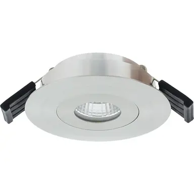 Klemko LCB-SPOT-62-WW Lumiko 863726 Siena COB LED Fix vaste inbouwspot 3,1W/350ma 3000K RVS look