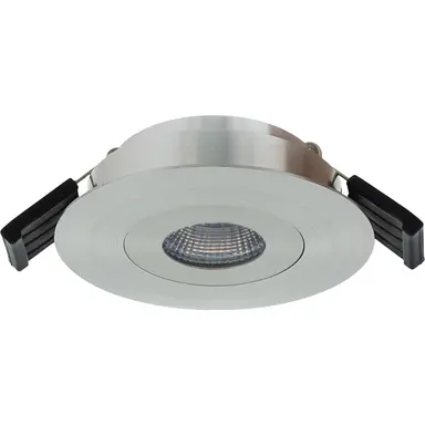 Klemko LCB-SPOT-62-EWW Lumiko 863727 Siena COB LED Fix vaste inbouwspot 3,1W/350ma 2700K RVS look